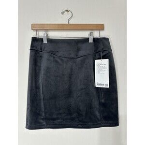 NEW Lululemon Scuba HR Mini Skirt Size S Black Velvet $88